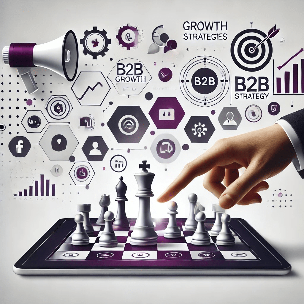 Hand showing chess moves for high-growth markets